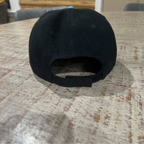 Arizona Diamondbacks Sixth Man Black and Teal Strap Back Hat - Picture 3 of 6